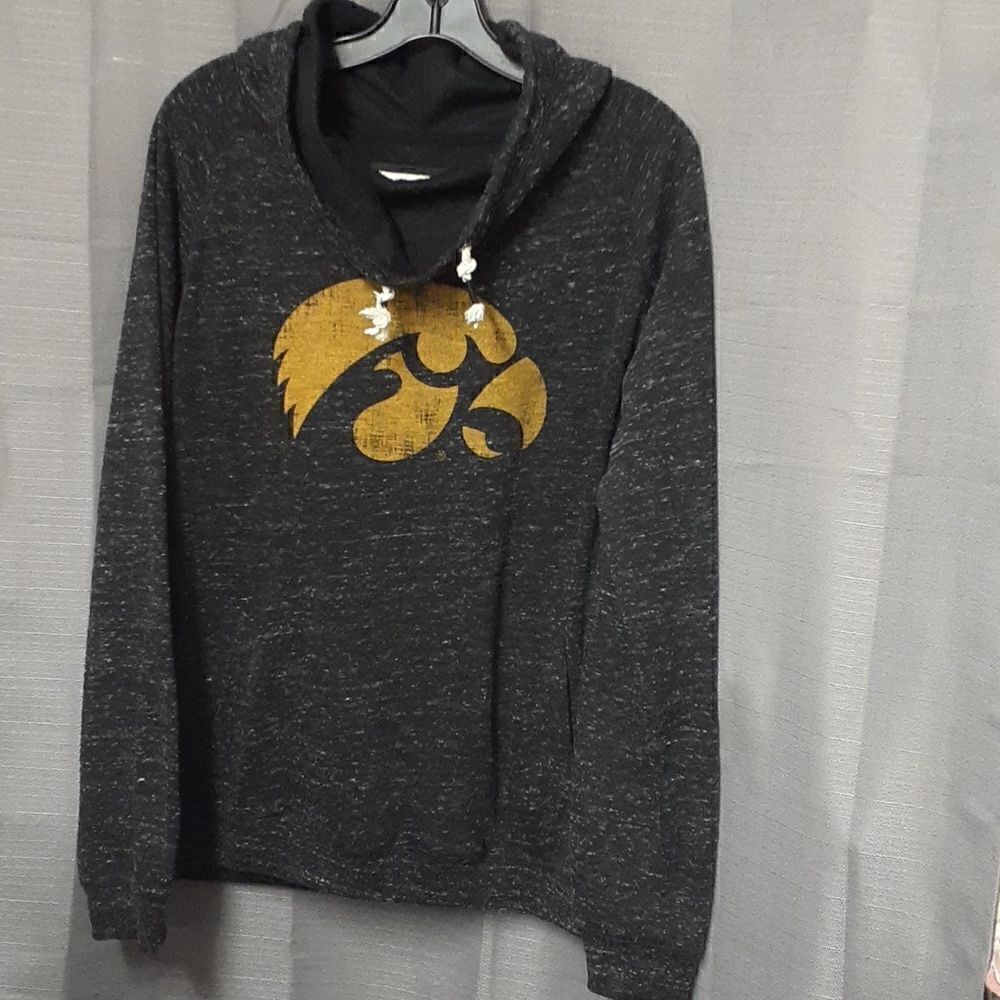 Black speckle cowl neck size XL Sweatshirt